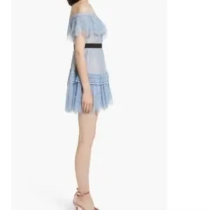 Self-Portrait Dresses Nwt 475 Selfportrait Off Shoulder Fine